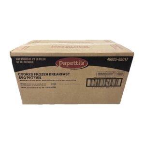 EGG PATTY 300CT 1.25oz CN LABEL